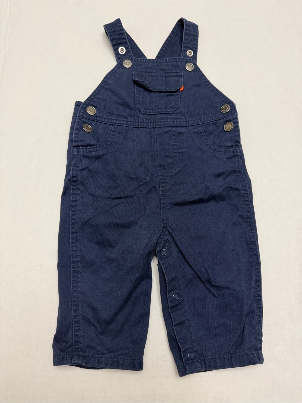 Carter's Baby 9M Navy Toddler Overalls with Front Pocket